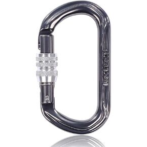 Kailas Locking Carabiner CE Certified Oval Constructed Rock Climbing Mountaineering Rescure Standard Alumimun 25KN
