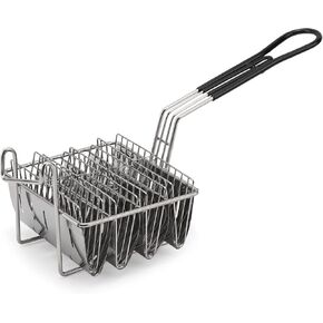 Taco Basket for Frying, Holds 4/6 Shells Deep Fryer Taco Shell Holder Basket Taco Fry Basket with Grip Handle in Kuwait
