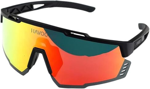 نظارات Havoc Racing Reaper الشمسية - نظارات Z87+ الشمسية الآمنة - حماية تكتيكية من الأشعة فوق البنفسجية 400 وظلال مضادة للعرق in Kuwait