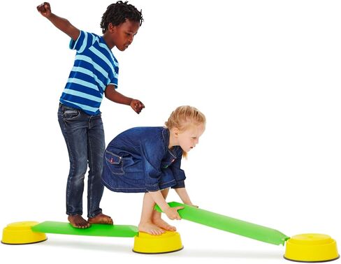 مجموعة GONGE Build N' Balance® للمبتدئين - دورة توازن كاملة للاستكشاف الحسي والتدريب على التوازن - مجموعة من 10 قطع in Kuwait