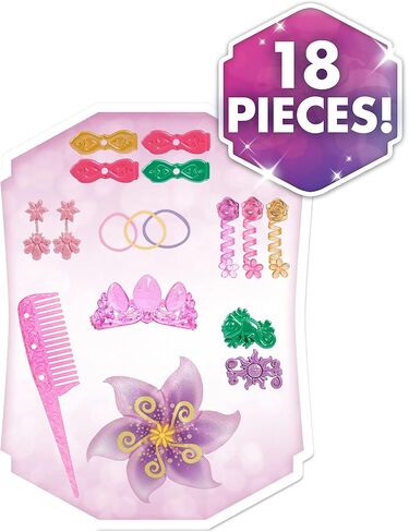 Disney Princess Rapunzel Styling Head, 18-pieces, Pretend Play, Officially Licensed Kids Toys for Ages 3 Up by Just Play in Saudi Arabia