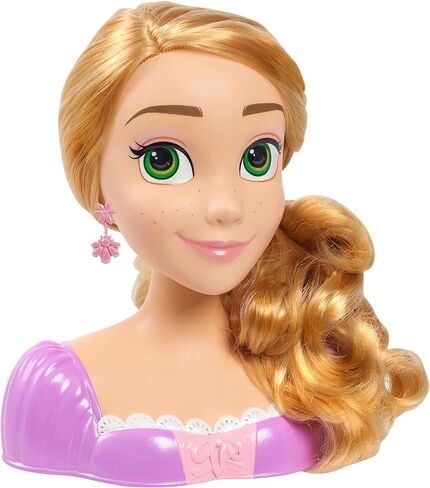 Disney Princess Rapunzel Styling Head, 18-pieces, Pretend Play, Officially Licensed Kids Toys for Ages 3 Up by Just Play in Saudi Arabia