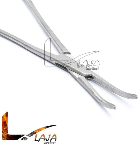 العلامة التجارية الكلب القط الحيوانات الأليفة مزيل الشعر الفولاذ المقاوم للصدأ مرقأة قفل الملقط 6.25 "منحني كامل مسنن in Saudi Arabia