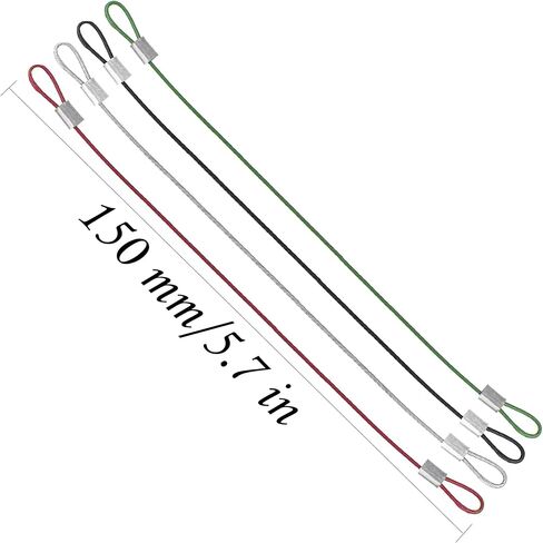 8Pcs ShareGoo Metal Clip R Pin Rod with Steel Anti-Lost Rope RC Body Shell Clip Wire Compatible with 1/8 1/10 Traxxas HSP Arrma Axial Redcat RC Car Truck Crawler (Multiple Colour) in Saudi Arabia