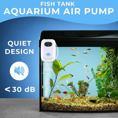 Hydro Charge | Aerator for Bait Bucket | Water Resistant, USB Rechargeable, 2W, 2200 mAh Battery Capacity, 24h Runtime per Charge, 48h on Battery Saving Mode | Minnow Bucket Aerator | Bait Bubbler in Saudi Arabia