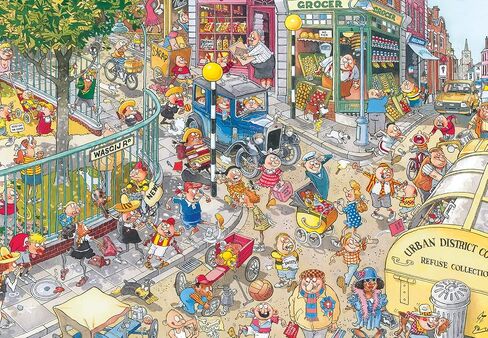 جامبو، واسجيج، ريترو 6 - لعب الأطفال!، أحجية الصور المقطوعة الفريدة القابلة للتجميع للبالغين، 1000 قطعة in Kuwait