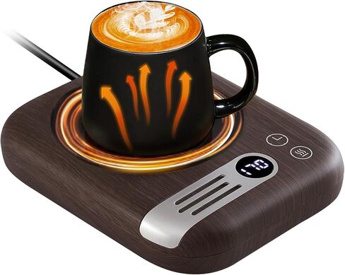 Coffee Mug Warmer with 3 Temp Settings, 2-12 Timer & Auto On/Off Gravity-Induction Coffee Cup Warmer for Desk, Smart Candle & Coffee Warmer Plate for Heating Milk,Tea,Candle in Saudi Arabia