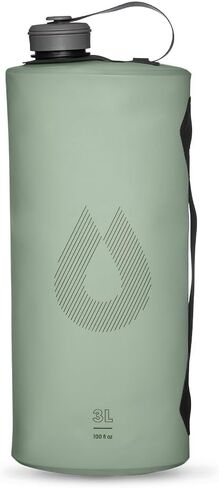 HydraPak Seeker - Collapsible Water Storage (3L/100oz) - BPA & PVC Free Camping Hydration Reservoir Bag - Sutro Green in Saudi Arabia