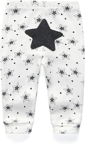Unisex Baby 3-Pack Long Pants Boys Girls Toddler Cotton Shorts Gift Set in Saudi Arabia