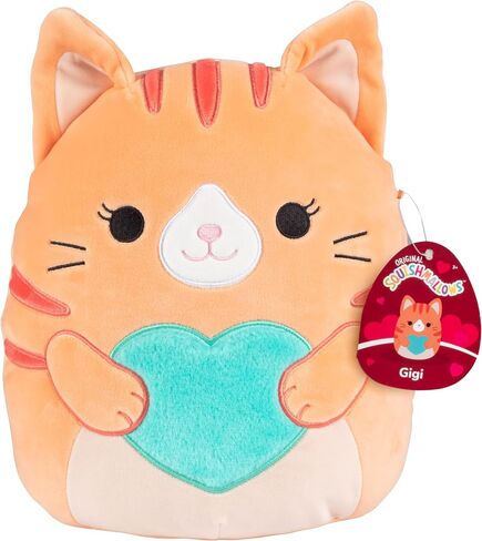 Squishmallows 10" Gigi The Cat Plush - Official Kellytoy 2024 - Collectible Soft Squishy Kitty Stuffed Animal Toy - Add to Your Squad - Gift for Kids, Girls & Boys - 10 Inch in Saudi Arabia