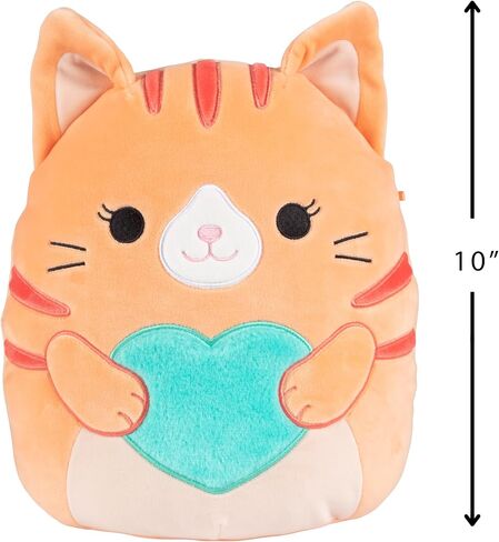 Squishmallows 10" Gigi The Cat Plush - Official Kellytoy 2024 - Collectible Soft Squishy Kitty Stuffed Animal Toy - Add to Your Squad - Gift for Kids, Girls & Boys - 10 Inch in Saudi Arabia