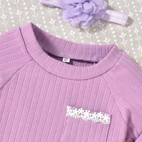Aalizzwell Newborn Infant Baby Girls T-Shirt & Snap Closure Shorts Summer Outfit in Saudi Arabia