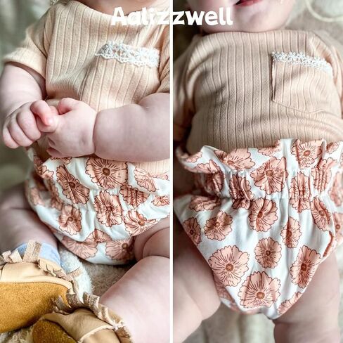 Aalizzwell Newborn Infant Baby Girls T-Shirt & Snap Closure Shorts Summer Outfit in Saudi Arabia