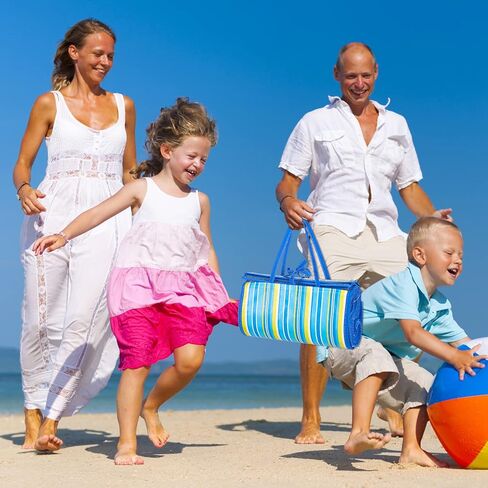 Woanger 4 Pcs Straw Beach Mat Foldable Picnic Blankets 70.8 x 35.4 Inch Portable Sand Proof Beach Blanket Large Lightweight Outdoor Play Mat for Family Gathering Camping Hiking Sunbathing Yoga Park in Kuwait