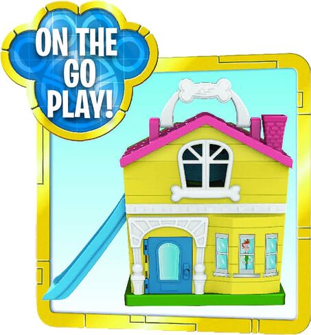 Puppy Dog Pals Stow N' Go Playset with Handle, Travel Toys for Kids, Officially Licensed Kids Toys for Ages 3 Up by Just Play in Saudi Arabia