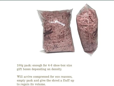 Burnt Orange Shredded Tissue Paper Autumn Shred Halloween Shred Gift Box Filler Hamper Eco-friendly Biodegradable Compostable Acid-free Colorfast 100g in Saudi Arabia