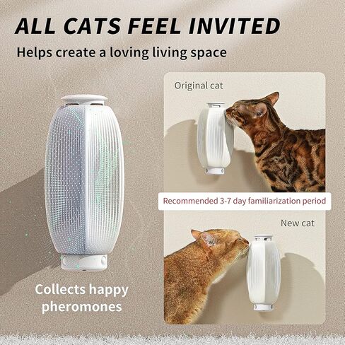 أداة العناية الذاتية بزاوية القطط، جهاز تدليك ذاتي للقطط يدور تلقائيًا، فرشاة للخدش الزاوية، ألعاب تفاعلية للقطط مع النعناع البري للقطط لتخفيف التوتر in Kuwait