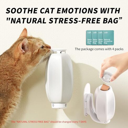 أداة العناية الذاتية بزاوية القطط، جهاز تدليك ذاتي للقطط يدور تلقائيًا، فرشاة للخدش الزاوية، ألعاب تفاعلية للقطط مع النعناع البري للقطط لتخفيف التوتر in Kuwait