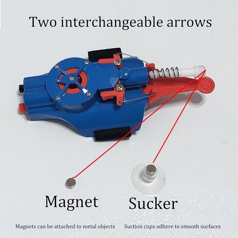 Web Shooter Wrist Toy-Rope Launcher ,USB Recharger，Automatic take-up,Spider Web Shooters That Actually Shoot，Superhero Role-Play, Real Web-Shooters Great Gift for Man and Kids(Black) in Kuwait