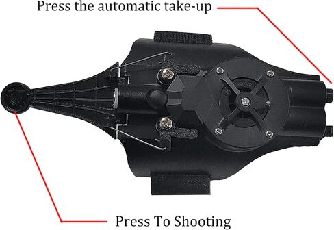 Web Shooter Wrist Toy-Rope Launcher ,USB Recharger，Automatic take-up,Spider Web Shooters That Actually Shoot，Superhero Role-Play, Real Web-Shooters Great Gift for Man and Kids(Black) in Saudi Arabia