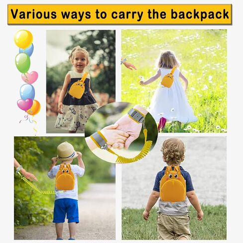 حقيبة ظهر صغيرة قابلة للتحويل للأطفال والأولاد والبنات مع مقود مضاد للفقد للأطفال وسوار معصم (ضفدع) in Kuwait