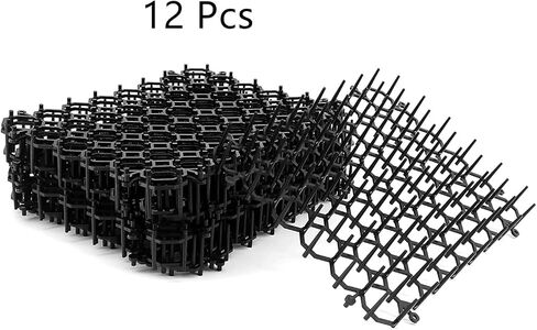بساط سكات للقطط مع مسامير، بساط سبايك للقطط، بساط سكات للحيوانات الأليفة للحديقة والسياج، 7.9×6.1 بوصة in Kuwait
