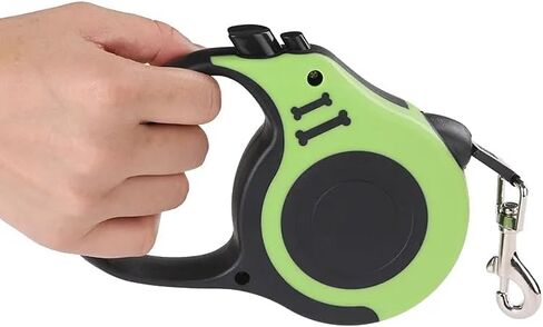 مقود الحيوانات الأليفة القابل للسحب والقابل للتعديل للمشي في الهواء الطلق، مقود المشي للحيوانات الأليفة شديد التحمل للكلاب أو القطط الصغيرة والمتوسطة والكبيرة حتى 110 رطل، فرامل بيد واحدة وفتح، مقود طويل قابل للسحب (أزرق، 16 قدم) in Kuwait