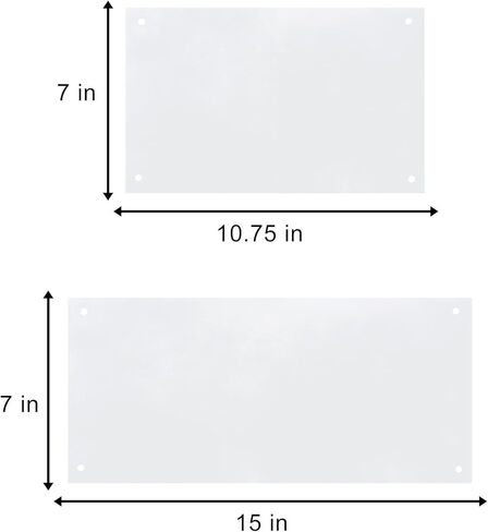 Alfie Pet - Charlie 6-Piece Set Urine Guard Clear Side Lining Habitat Siding Cage Edge Liners for Rabbit Guinea Pig in Kuwait