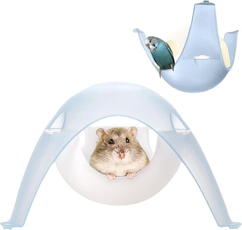 Hamster Bird Parrot Space Capsule Hideout House Bed Hangable Standing Stand Hide Nest Hut Hammock Cage Accessories for Hamster Parrot Bird in Saudi Arabia