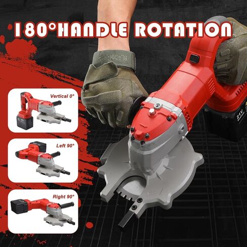 36V MAX Rechargeable Cordless Electric Rebar Cutter,Multi-Purpose Cut up to 3/2inch(4-40mm) Rebar and Round Bar,Portable Concrete Cutting Edge Saw with 4.0 Ah Battery and Charger in Kuwait