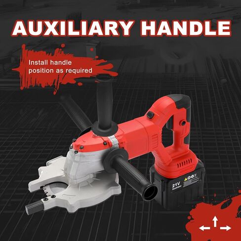 36V MAX Rechargeable Cordless Electric Rebar Cutter,Multi-Purpose Cut up to 3/2inch(4-40mm) Rebar and Round Bar,Portable Concrete Cutting Edge Saw with 4.0 Ah Battery and Charger in Kuwait