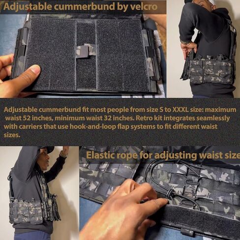 YAKEDA Quick Release Tactical Outdoor Vest for Adult in Kuwait