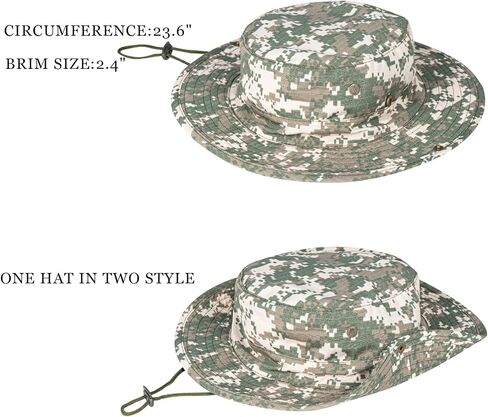 Sun Hats for Men Women Boonie Hat Foldable Fishing Hat UPF 50+ Bucket Hat for Fishing Hiking Garden Safari Beach in Kuwait