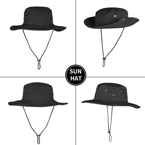Sun Hats for Men Women Boonie Hat Foldable Fishing Hat UPF 50+ Bucket Hat for Fishing Hiking Garden Safari Beach in Kuwait