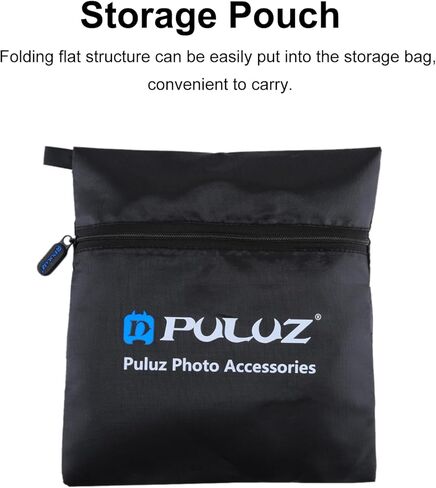 PULUZ Flash Diffuser Light Softbox لـ Speedlight، 8 "/20 سم نمط ثماني قابل للطي صغير ناعم ضوء فلاش الناشر Softbox صغير مع حقيبة تخزين متوافقة مع Canon Nikon Sony Godox إلخ in Kuwait