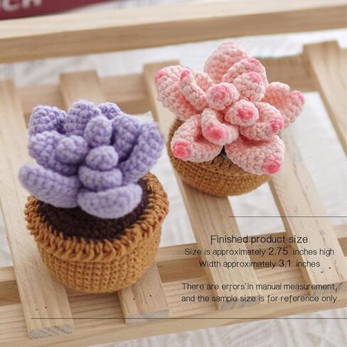 طقم كروشيه للمبتدئين، قطعتان من مجموعة الكروشيه للمبتدئين العصارة للبالغين، طقم حياكة كروشيه مع دروس فيديو خطوة بخطوة in Kuwait