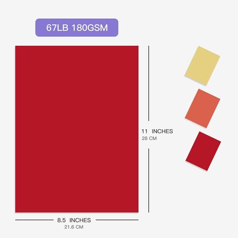 30 Sheets Red White Blue Cardstock Paper 8.5 x 11 Inches, 67lb/180gsm Patriotic Colored Cardstock for 4th of July Decorations, Easy to Cut,Printing, DIY Crafts, Card Making, School Projects(Patriotic) in Saudi Arabia