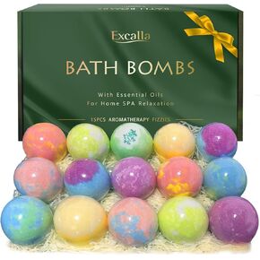 Bath Bombs for Women Gift Set, 30 Natural Handmade Bath Bomb for Relaxing with Shea Butter & Essential Oils, Moisturizes Soothes The Skin, Gift for Her/Him, Wife, Birthday Christmas