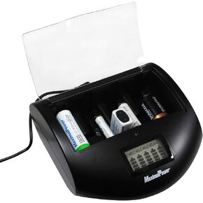 MaximalPower Universal Ultra Smart Charger FC997 for Alkaline NiMh NiCd Li-ion AA AAA C D Battery Cells Charger (Battery Charger only)
