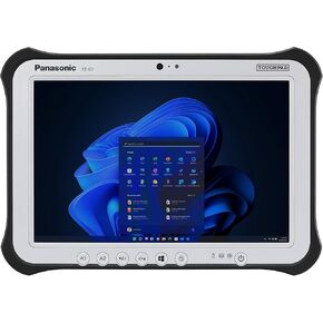 Toughbook Panasonic G1, FZ-G1 MK5, Rugged Tablet, Intel Core i5-7300U, 8GB RAM, 256GB SSD, 2D Barcode, 4G LTE, Windows 11 Pro (Renewed), Silver