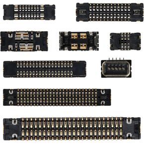 9 PCS for iPhone SE 2nd generation 2020 Motherboard Connector Socket Sets A Include On/Off Power Wireless Charging Port Battery Replacement Back Front Camera Sockets LCD Touch GPS Receptacle