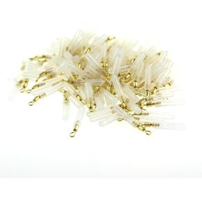 20PCS Slip Float Marker Medium Clear Silicone Copper Head Swivel Quick Change Fishing Swivel with Tube Float Adapter Fittings Copper Head Raft Fishing Float