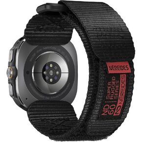 Watch Band Compatible with Samsung Galaxy Watch Ultra 47mm(2024) for Men Women, Rugged Nylon Woven Loop Sports Strap for Samsung Galaxy Watch Ultra Band