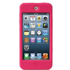Silicone Case for iPod Touch 5th/6th Generation, Black, Replacement Part from Complete TuneBand Package, Includes Screen Protector 2-Pack