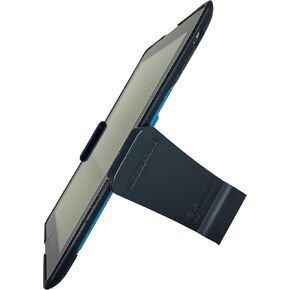 Tablet Stand - iPad Holder Stand for Desk Nightstand Table Kitchen - Compatible with iPads and Kindle - Tablet Stand Works with Tablets up to 14.6" on Width Side of Tablet (Yellow)