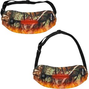 Sintege Camo Heated Hand Muff Pouch USB Electric Football Hand Warmer 3 Heated Modes Rechargeable Hand Warmer Hunting Accessories for Winter Outdoor Hunting, Golf, Camping