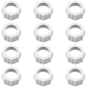 12PCS Tightening Ring Replacement Car Mount Screw-On Ball-Joint Fixed Adapter Head Bracket Holder Ring Tightening Nut for Phone Air Outlet Handlebar Kit Camera DVR Camcorder Wireless Charger