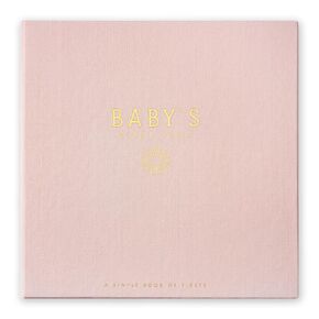 Lucy Darling Wildflower Meadow Theme Luxury Baby Memory Book - First Year Journal Album Photo Book To Capture Precious Memories - Keepsake Pregnancy Baby Record Book For Girl