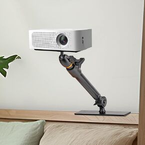 Bed Sofa Projector Stand Adjustable Invisible Projector Shelf Metal Wall Mount Projector Mount Bracket Holder for Home Office Video Projectors