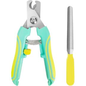 Dog & Cat Pets Pet Nail File, Dog & Cat Nail Clippers and Trimmers, Dog & Cat Nail Trimmers, Pet Nail Clipper with Safety Lock to Avoid Over Cutting, Perfect Grooming Tool
